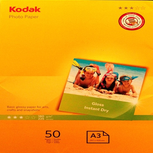 [DKOD5740550] Kodak Photo Gloss 180gr A3 -50fogli