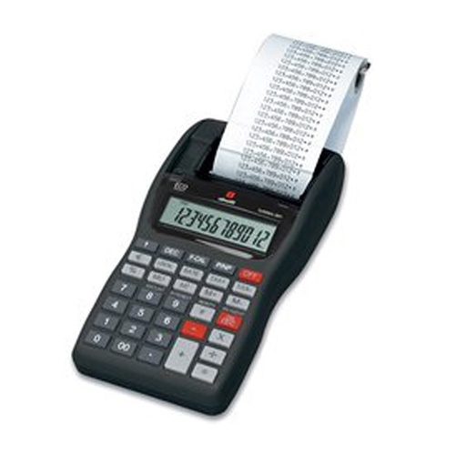 [DOLIB4621] CALCOLATRICE SUMMA 301 PORTATILE SCRIVENTE 12 CIFRE NERO