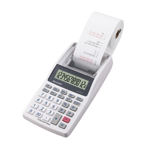[DSHAEL1611V] MINI CALCOLATRICE SCRIVENTE EL 1611V SHARP 12CIFRE