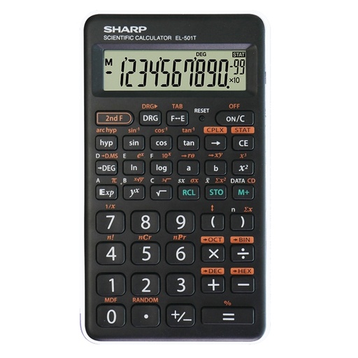 [DSHAEL501TBWH] CALCOLATRICE SCIENTIFICA EL 501TB SHARP BIANCO