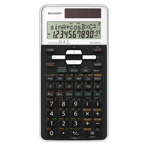 [DSHAEL506TSBWH] CALCOLATRICE SCIENTIFICA BIANCO EL 506TS- SHARP
