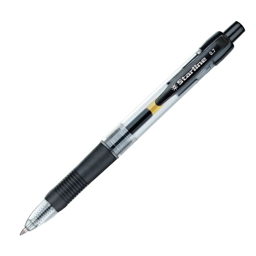 [DSTL1208] PENNA SFERA SCATTO INK GEL NERO 0.7MM Fine STARLINE