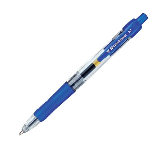 [DSTL1209] PENNA SFERA SCATTO INK GEL BLU 0.7MM Fine STARLINE