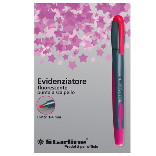 [DSTL1640] EVIDENZIATORE STARLINE FUCSIA P.SCALPELLO 1-4MM