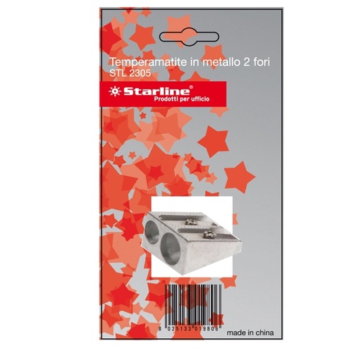[DSTL2305] BLISTER 1 TEMPERAMATITE 2 FORI IN METALLO STARLINE