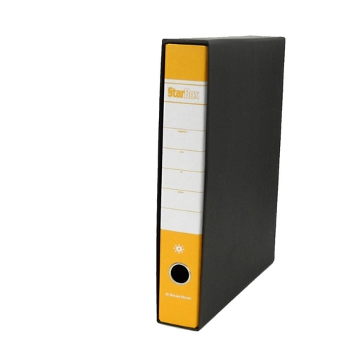 [DSTL4007] Registratore STARBOX f.to protocollo dorso 5cm giallo STARLINE