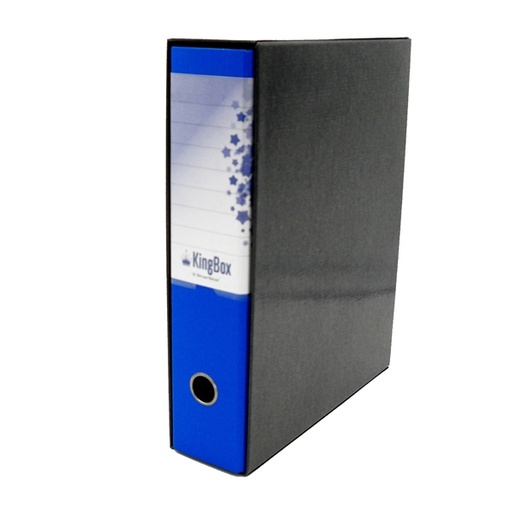 [DSTL4018] Registratore KINGBOX f.to protocollo dorso 8cm blu STARLINE