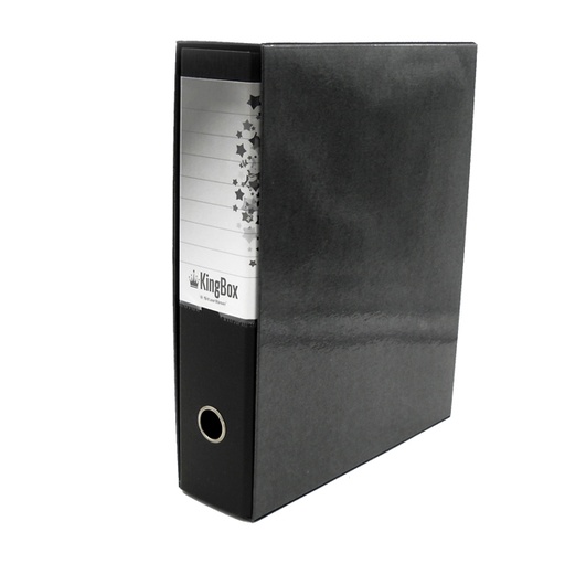 [DSTL4020] Registratore KINGBOX f.to protocollo dorso 8cm nero STARLINE