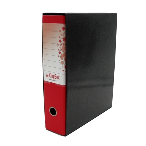 [DSTL4022] Registratore KINGBOX f.to protocollo dorso 8cm rosso STARLINE