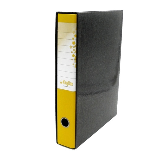 [DSTL4025] Registratore KINGBOX f.to protocollo dorso 5cm giallo STARLINE