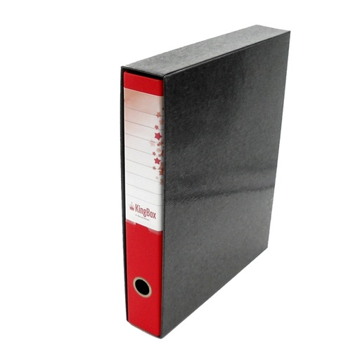 [DSTL4028] Registratore KINGBOX f.to protocollo dorso 5cm rosso STARLINE