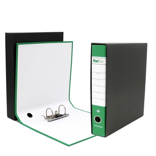 [DSTL4032] Registratore STARBOX f.to commerciale dorso 5cm verde STARLINE