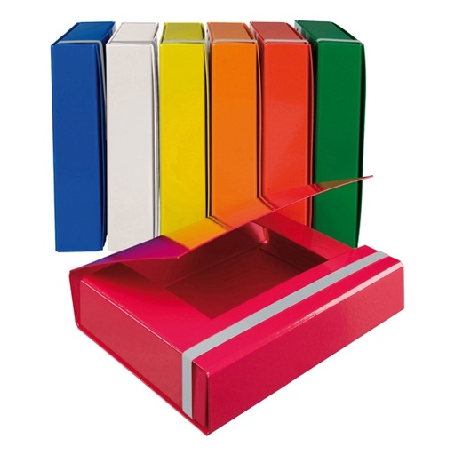 [DSTL5027] CARTELLA PROGETTO DORSO 5CM C/ELASTICO ROSSO STARLINE