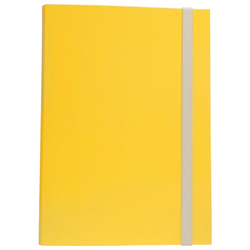 [DSTL5037] CARTELLA PROGETTO DORSO 3CM C/ELASTICO GIALLO STARLINE