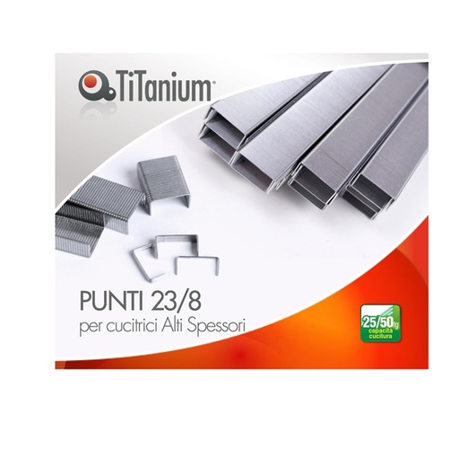 [D95259] Scatola 1000 Punti 23/8 TiTanium