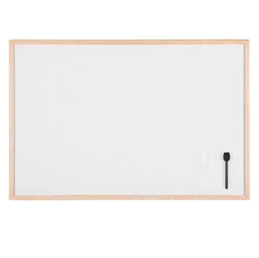 [DSTL6416] Lavagna bianca magnetica 60x90cm cornice legno Starline