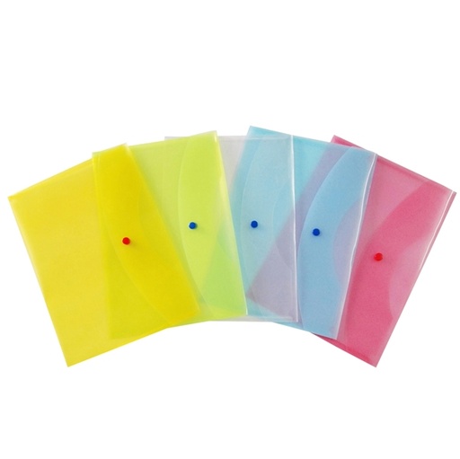 [DSTL7301] BUSTA CON BOTTONE 22x30cm COLORI ASS. Starline