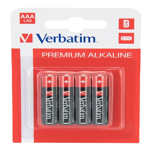 [DVERB49920] SCATOLA 4 PILE AAA ALKALINE MINI STILO