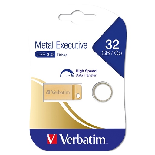 [DVERB99105] METAL EXECUTIVE USB32.0 DRIVE GOLD 32GB