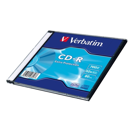 [DVERCDP70048SLS] SCATOLA 200 CD-R DATALIFE SINGLE PACK SLIM CASE 1X-48X 700MB SERIGRAFATO