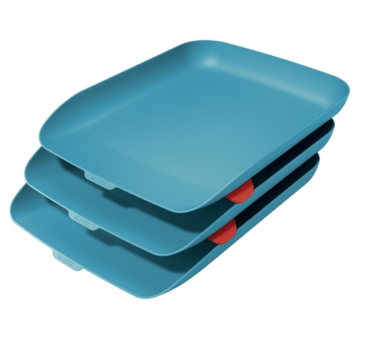 [D95288] Kit tripla vaschetta portacorrispondenza blu Cosy Leitz