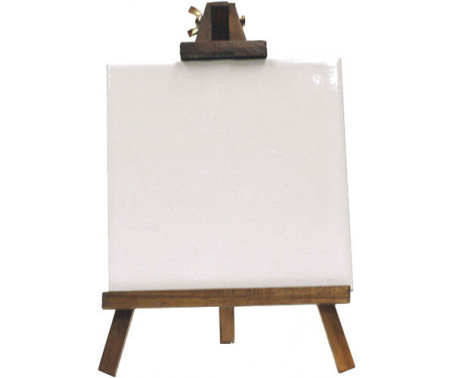 [SUB057] CAVALLETTO IN LEGNO con MATTONELLA 150x150