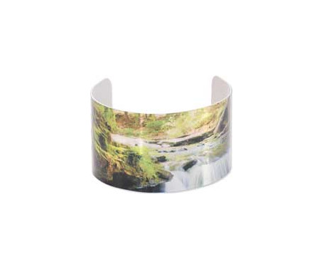 [SUB081] SUB BRACCIALE ALLUMINIO in BIANCO LUCIDO 165.5x22.2