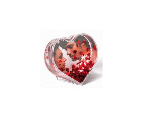 [SUB086] SUB PHOTOGLOBE A CUORE CON CUORI