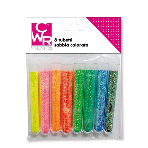 [TPC03640] SABBIA - BUSTA 8 TUBETTI - COL. ASS.