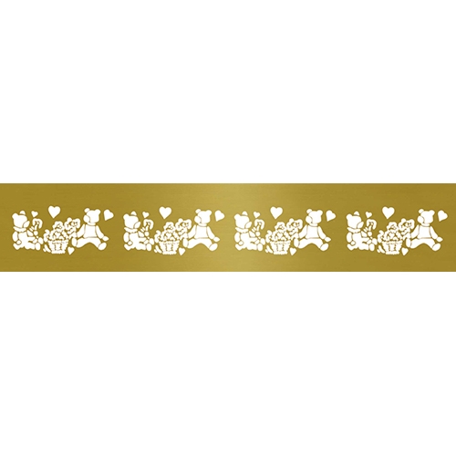 [TPC04235] MASCHERA METALLO EMBOSSING CM.18X3 - ORSETTI