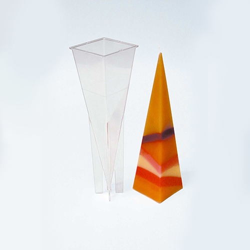 [TPC04274] STAMPO PER CANDELE PIRAMIDE H CM.22