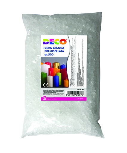 [TPC04287] CERA PRONTA BIANCA - CONFEZIONE GR.500