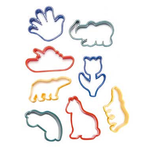 [TPC04309] FORMINE PLASTICA - BUSTA 8 PZ. - SOGGETTI ASSORTITI (min.ord.3 o multipli)