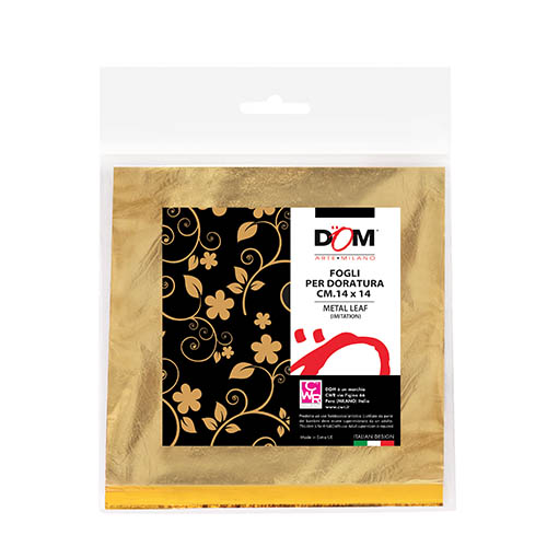 [TPC04405] FOGLI ORO CM.14x14 - CONF.25 FG.