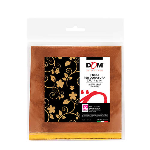 [TPC04406] FOGLI RAME CM.14x14 - CONF.25 FG.
