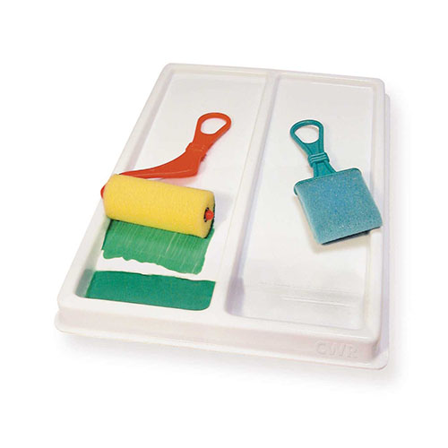 [TPC04670] TAVOLOZZA PER RULLI CM.22X32 CON 2 SCOMPARTI (min.ord.3 o multipli)