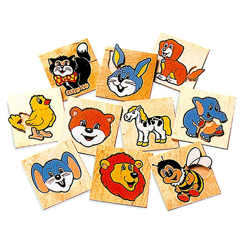 [TPC04694] MINI PUZZLE ANIMALI - SET 10 PZ.