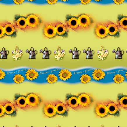 [TPC04862] CARTA DECOUPAGE CM.50X70 - BUSTA 10 FG. - GIRASOLI