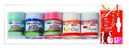 [TPC04962] BLISTER 5 COLORI ACRILICI NATALE ML.35