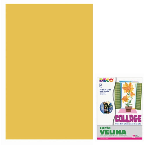 [TPC05322] VELINA CM.50X76 - BUSTA 24 FG. - ORO