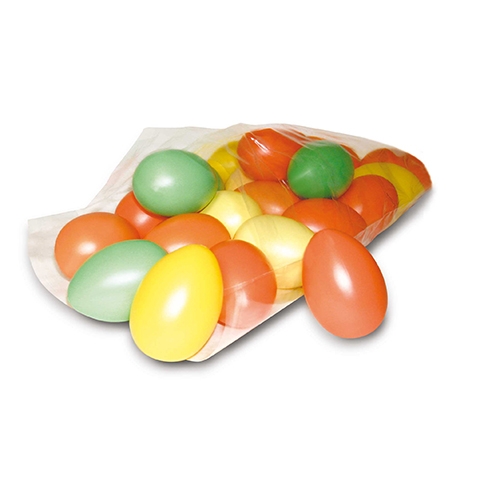 [TPC05345] UOVA COLORATE IN PLASTICA - CONF. 50 PZ.