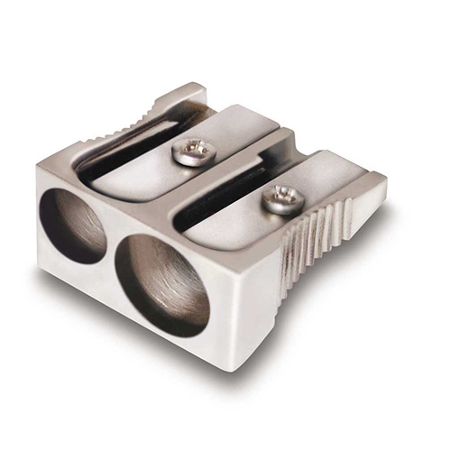 [TPC05364] TEMPERAMATITE METALLO A 2 FORI (min.ord.12 o multipli)