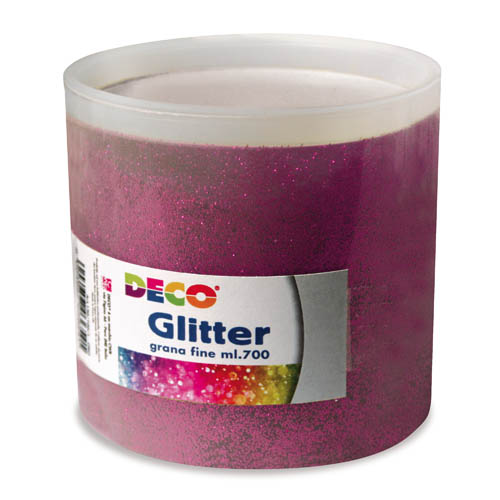 [TPC05402] GLITTER GRANA FINE - BARATTOLO ML.700 - FUXIA