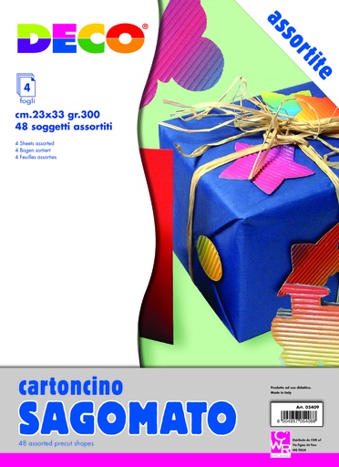 [TPC05409] FORME PRETAGLIATE - CONF. 48 PZ. - SOGGETTI ASS. (min.ord.5 o multipli)