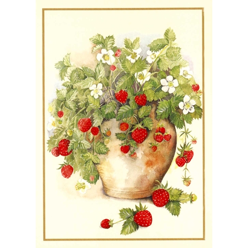 [TPC05569] CARTA DECOUPAGE 3D CM.9X12 - CONF. 4 FG. - FRAGOLE