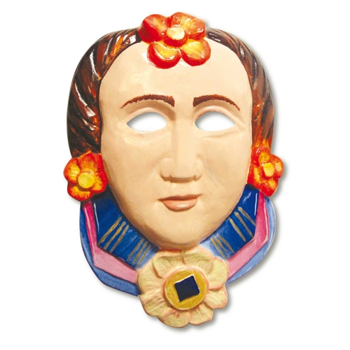 [TPC05617] MASCHERA DA DECORARE CM.20X27 - INDIANA