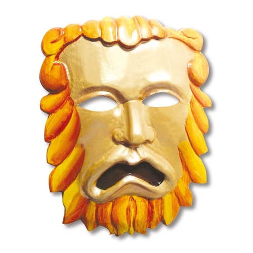 [TPC05618] MASCHERA DA DECORARE CM.20X27 - GRECA