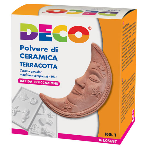 [TPC05698] POLVERE CERAMICA TERRACOTTA - CONF. KG.5