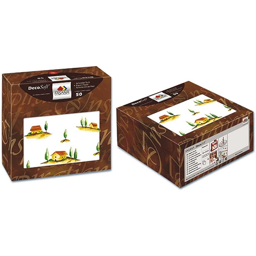 [TPC05718] TOVAGLIOLI "PAESAGGIO" - DISPENSER 50 PZ.
