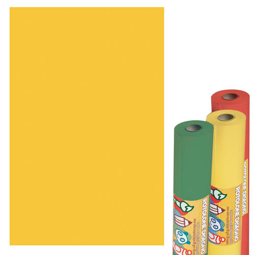 [TPC05745] CARTA FONDALI - ROTOLO MT.15X71 CM. - GIALLO